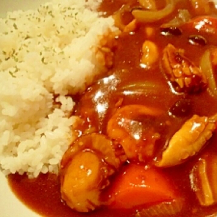 海鮮だしが良い味出してる♪♪シーフードカレー